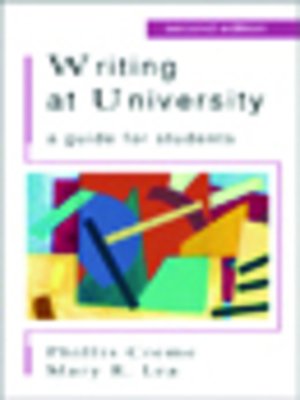 cover image of Writing at University